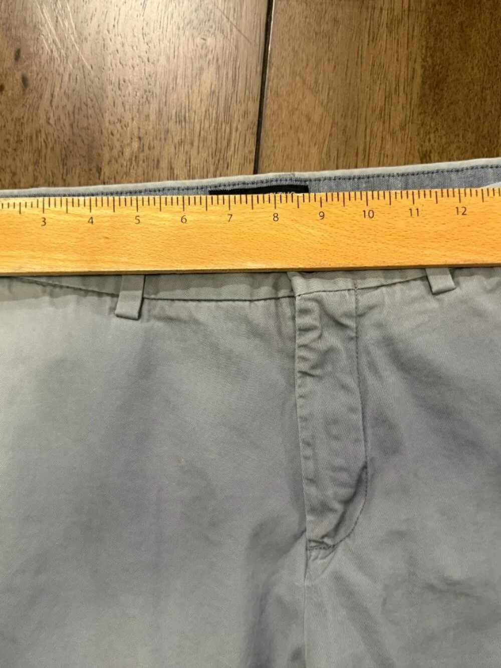 Banana Republic Gray Aiden Slim Fit Chino Pants Men's Sz 33x34